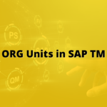 SAP TM Technical Bites For Abap