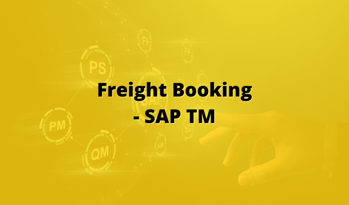 SAP TM – Freight Booking